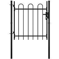 Single-leaf garden gate with hoops 100 × 75 cm - Fence Gate