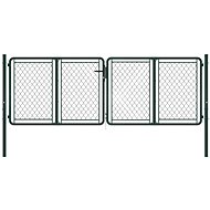 Garden gate steel 300 × 75 cm green - Fence Gate
