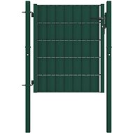 Fence gate steel 100 × 101 cm green - Fence Gate