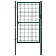 Fence gate steel 100 × 150 cm green - Fence Gate