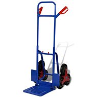 Folding sack trolley with 6 wheels blue - Cart