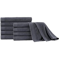 Sauna towels 5 pcs cotton 450 g/m2 80 × 200 cm anthracite - Bath Towel