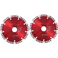 Diamond cutting discs 2 pcs turbo steel 125 mm - Diamond Disc