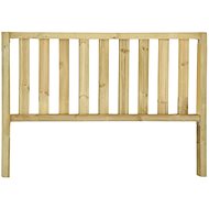 Garden fence with 2 posts impregnated pine 182 × 130 cm - Fence