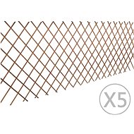 Willow trellis fence 5 pcs 180 × 90 cm - Fence