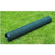 PVC galvanized mesh for chicken coop 25 × 0,5 m green - Wire Mesh