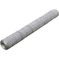 Hen house mesh galvanized steel 25 × 0,5 m silver - Wire Mesh