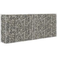Gabion basket galvanized steel 85 × 30 × 200 cm silver - Gabion