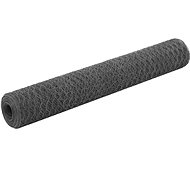 Fencing for chicken coop PVC steel layer 25 × 1 m grey - Wire Mesh