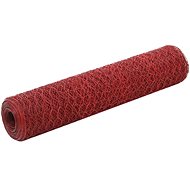Fencing for chicken coop PVC steel layer 25 × 0,75 m red - Wire Mesh
