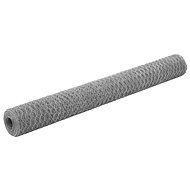 Hen house mesh galvanized steel 25 × 1,2 m silver - Wire Mesh