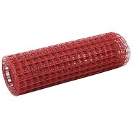 Fencing for chicken coop PVC steel layer 25 × 0,5 m red - Wire Mesh