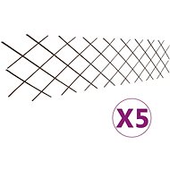 Willow trellis fences 5 pcs 180 × 60 cm - Fence