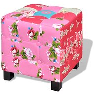 Patchwork ottoman country style quality - Footstool