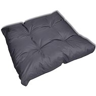 Quilted seat cushion - 80 × 80 × 10 cm - grey - Chair Cushion