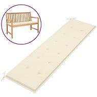 Garden bench seat, cream, 180x50x3 cm - Chair Cushion