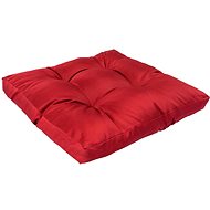 Pallet furniture pad red 58 × 58 × 10 cm polyester - Cushion