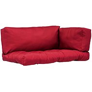 Pallet furniture pads 3 pcs red polyester - Cushion
