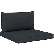 Pallet sofa cushions 2 pcs anthracite textile - Cushion