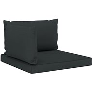 Pallet sofa cushions 3 pcs anthracite textile - Cushion