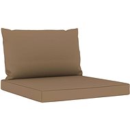 Pallet sofa cushions 2 pcs taupe textile - Cushion
