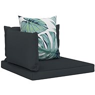Sofa cushions from pallets 4 pcs anthracite textile - Cushion