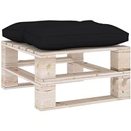 Pallet furniture mat 60 × 61 × 10 cm black - Cushion