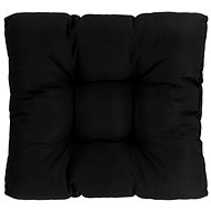 Garden seat cushion black 50 × 50 × 10 cm textile - Cushion