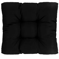 Garden seat cushion black 60 × 60 × 10 cm textile - Cushion