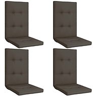 Garden chair pads 4 pcs anthracite 120 × 50 × 5 cm - Cushion