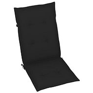 Garden chair pads 2 pcs black 120 × 50 × 3 cm - Cushion