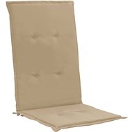 Garden chair pads 2 pcs beige 120 × 50 × 3 cm - Cushion