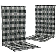 Pads for garden chairs with print 2pcs multicoloured 120x50x3cm - Cushion