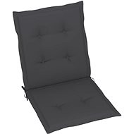 Garden chair pads 2 pcs anthracite 100 × 50 × 3 cm - Cushion