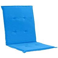 Garden chair pads 2 pcs blue 100 × 50 × 3 cm - Cushion