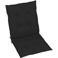 Garden chair pads 2 pcs black 100 × 50 × 3 cm - Cushion