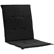Garden chair pads 4 pcs black 100 × 50 × 3 cm - Cushion