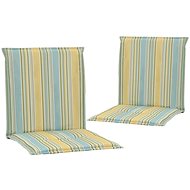 Garden chair pads 2 pcs multicoloured 100 × 50 × 3 cm - Cushion