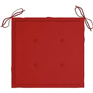 Garden chair pads 4 pcs red 40 × 40 × 3 cm - Cushion