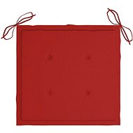 Garden chair pads 2 pcs red 50 × 50 × 3 cm - Cushion