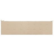Garden bench cushion cream 200 × 50 × 3 cm - Cushion