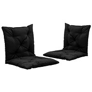 Pads for hanging rocking chair 2 pcs black 50 cm textile - Cushion