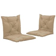 Pads for hanging rocking chair 2 pcs beige 50 cm textile - Cushion