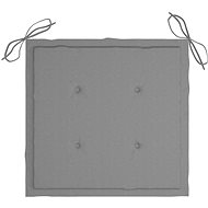 Garden chair pads 4 pcs grey 50 × 50 × 4 cm textile - Cushion