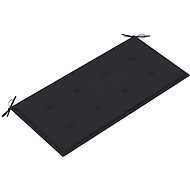 Cushion for garden bench, anthracite, 100x50x3 cm - Cushion