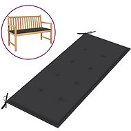 Cushion for garden bench, anthracite, 120x50x4 cm - Cushion
