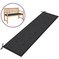 Cushion for garden bench, anthracite, 180x50x4 cm - Cushion