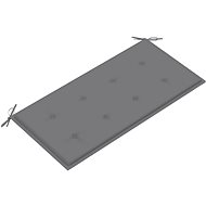 Garden bench cushion, grey, 100x50x3 cm - Cushion