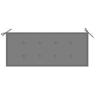 Garden bench cushion, grey, 120x50x4 cm - Cushion