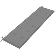 Cushion for garden bench, grey, 180x50x3 cm - Cushion